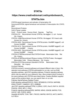 STAT5A signal transducer and activator of transcription 5A