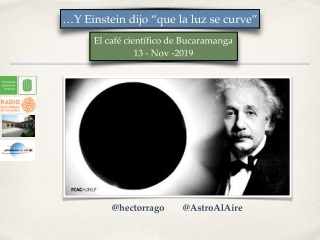 Y Einstein dijo ..."que la luz se curve"