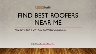 Find Best Roofers Near Me - Service Near Me