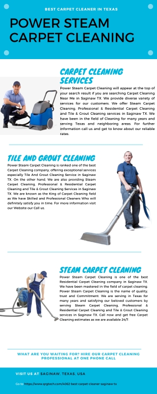 Residential Carpet Cleaning Saginaw TX