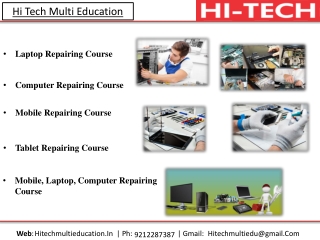 One-stop Destination for Laptop Repairing Course in Delhi