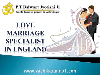 Love Problem Solution in Birmingham - ( 91-9950660034) - Pt. Balwant Jyotishi Ji