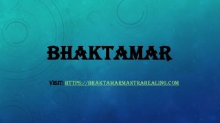 Bhaktamar