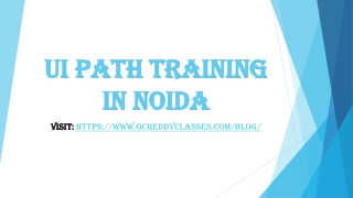 UI Path Training in Noida