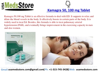 Buy Online Kamagra 100 mg Tablet in USA
