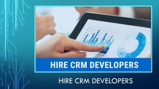 Hire CRM Developers | Custom CRM Development Services