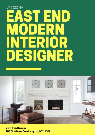 East End Modern Interior Designer - LMS Design