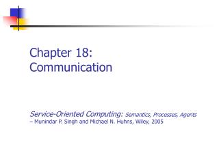 Chapter 18: Communication