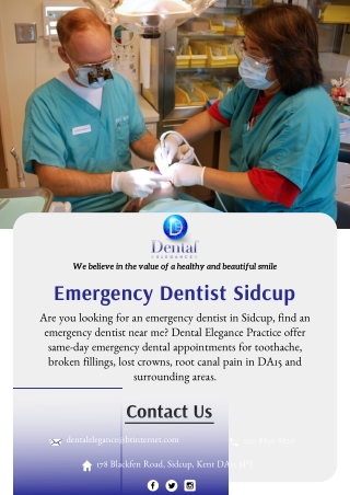 Emergency Dentist Sidcup