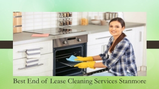 Best End of Lease Cleaning in Stanmore