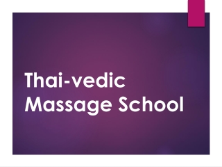 Looking for best Massage School in East Dulwich