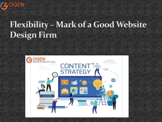 Flexibility – Mark of a Good Website Design Firm