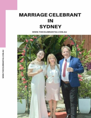How beneficial is it hiring a Marriage Celebrant in Sydney? | Must-know Points Described