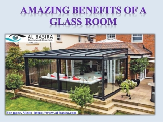 Contact Al Basira for genuine glass room in Dubai