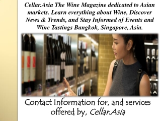 Wine Tasting Tips from Cellar.Asia