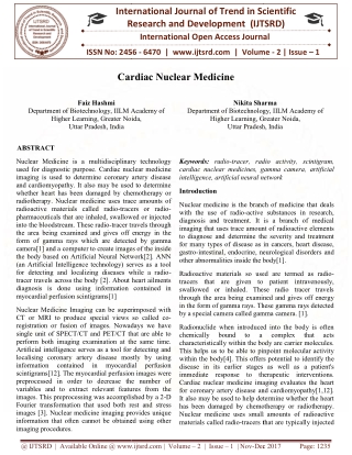 Cardiac Nuclear Medicine