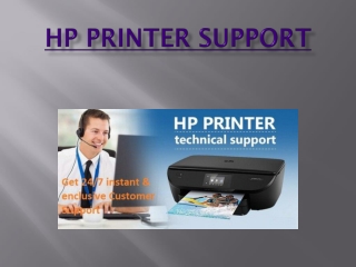 HP Printer Support | Get Customer Service Toll-free Number