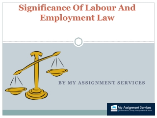 Significance Of Labor And Employment Law