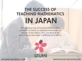 The Success of Teaching Mathematics in Japan