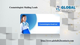 Cosmetologists Mailing Leads