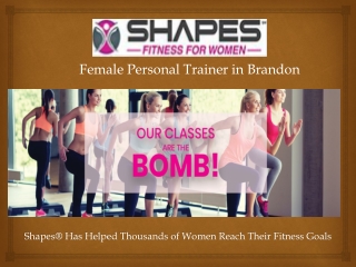 Female Personal Trainer in Brandon