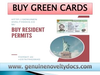 Best Offer BUY GREEN CARDS