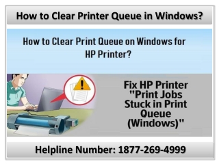 How to Clear Printer Queue in Windows?