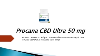 Procana cbd ultra 50 mg