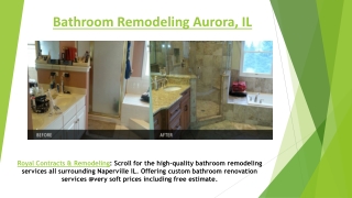 Bathroom Remodeling Aurora, IL