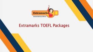 TOEFL Course and Learning Material on Extramarks for Clear Understanding
