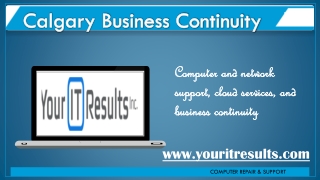 Calgary Business Continuity - www.youritresults.com