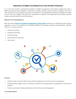 Importance of Digital Consulting Firms in the Growth of Business