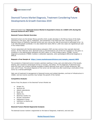 Global Desmoid Tumors Industry Research Report 2019