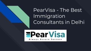 PearVisa - The Best Immigration Consultants in Delhi