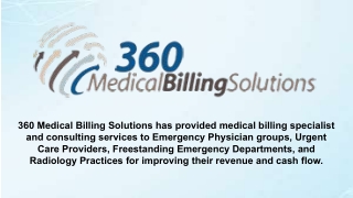 Arizona Emergency Physicians Billing Services - 360 Medical Billing Solutions