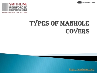 Types of Manhole Covers