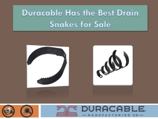 Duracable Has the Best Drain Snakes for Sale