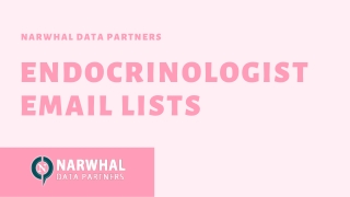 Endocrinologist Email List in USA