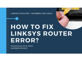 How To Fix Linksys Router Error?