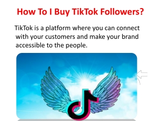 How To I Buy TikTok Followers?