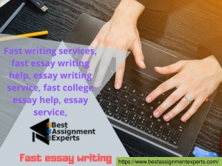 Fast essay writing services | Fast essay help