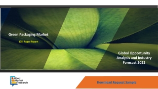 Green Packaging Market Shares, Strategies and Forecast Worldwide, 2014 to 2022