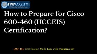 [PDF] Actual Cisco 600-460_UCCEIS Certification Exam Sample Question a