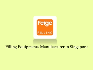 Filling Equipments Singapore