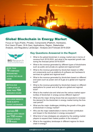 Blockchain in Energy Market Research 2014