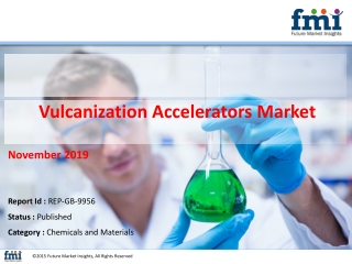 Vulcanization Accelerators Market to Raise at a CAGR of 4 % over the Forecast Period 2019 - 2029