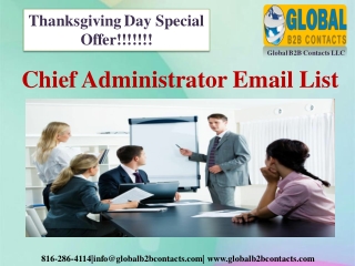 Chief Administrator Email List