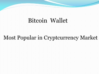 Know, what is Bitcoin Wallet & How it Works?