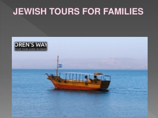 JEWISH TOURS FOR FAMILIES