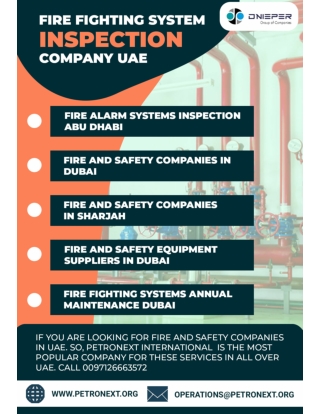 Fire and safety equipment suppliers in Dubai